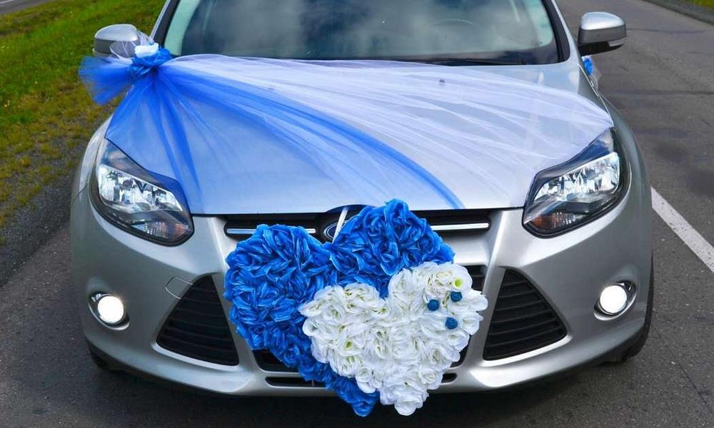 декор авто на свадьбу