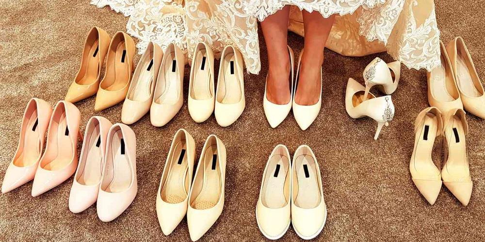туфли телесного цвета для невесты